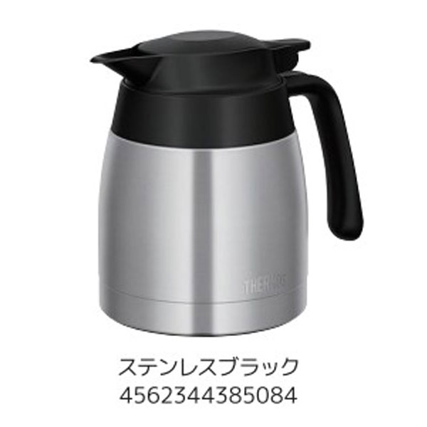 商品名サーモス洗浄機対応真空断熱ステンレスポットTTC-700SBK商品コード056393013関連商品サーモス洗浄機対応真空断熱ステンレスポット0.7L・ステンレスブラック（SBK） ---●現在ご覧のページです。・溜（TAME）・寿（KOT）・墨（SUMI）サーモス洗浄機対応真空断熱ステンレスポット2L・ステンレスブラック（SBK）・溜（TAME）・寿（KOT）・墨（SUMI）商品詳細外形寸法：175×120×高さ60mm容量：0.7L重量：0.5kgTTC-500： 保温効力：58℃以上（10時間）、保冷効力：12℃以下（10時間）材質： 本体/ステンレス鋼（アクリル樹脂塗装）、肩部/PP、中栓/PP、底樹脂/ABS、パッキン/シリコーンゴム●新構造の中栓で分解しやすく洗いやすくなりました。お届け【出荷日について】土、日、祝日は出荷業務をお休みさせていただいております。出荷からお届けまでの日数は、お届け先の地域により異なります。ご注意※ご注文のタイミングにより、在庫ありの場合でも欠品となってしまう場合がございます。