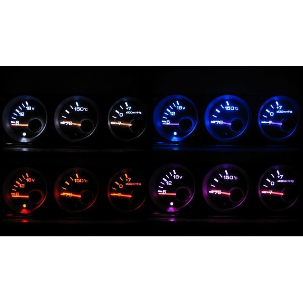R34 LED 3連メーター照明セット！