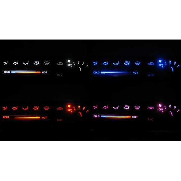 Rakuten - テラノ R50 後期 LEDエアコン照明セット！ マニュアルエアコン用