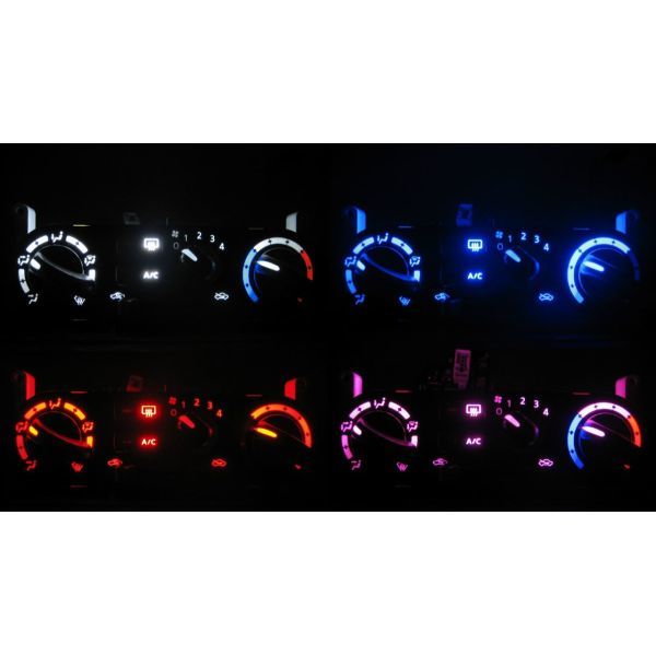 ティーノ V10 LEDエアコン照明セット！ マニュアルエアコン用