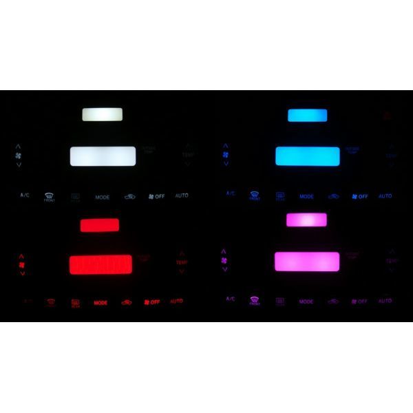 アレックス ZE121/ZE122/ZE123/ZE124 LEDエアコン照明セット！ オートエアコン用