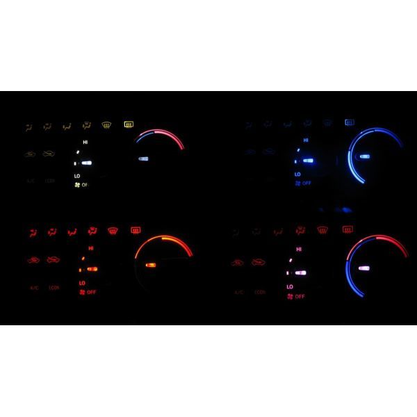 セリカ ST205 LEDエアコン照明セット！ マニュアルエアコン用