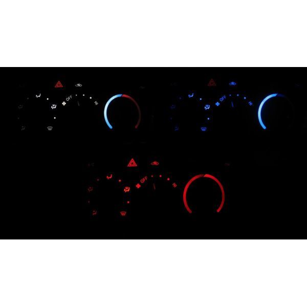 ファンカーゴ NCP20/NCP21/NCP25 LEDエアコン照明セット！ マニュアルエアコン用