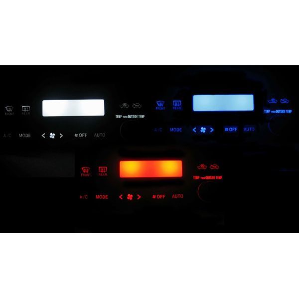 イプサム SXM10G/SXM15G 後期 LEDエアコン照明セット！ デジタル表示エアコン用