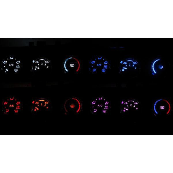 ヴィッツ P130/P131/P135 前期 LEDエアコン照明セット！