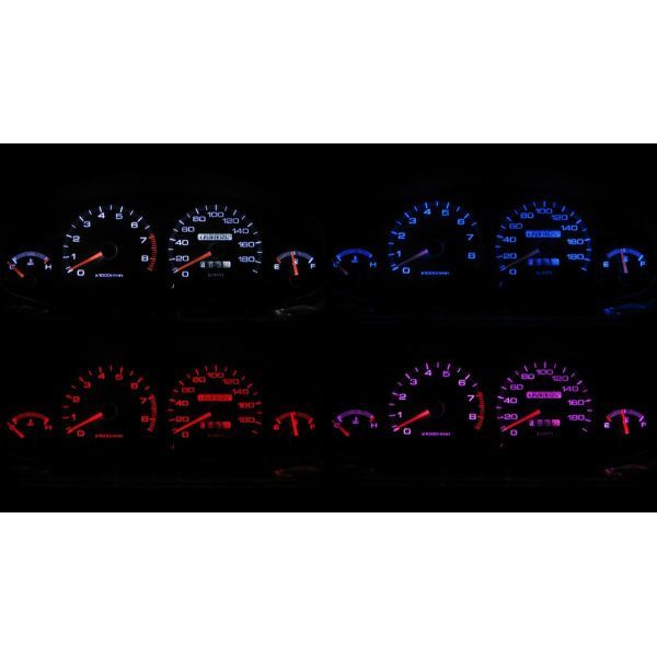 インテグラ DC1/DC2/DB6/DB7/DB8/DB9 LEDメーター照明セット！ 針赤色用