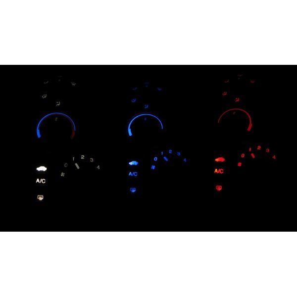 Rakuten - モビリオ GB1/GB2 前期 LEDエアコン照明セット！ マニュアルエアコン用