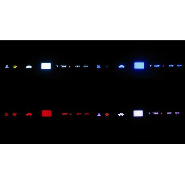 セイバー UA4/UA5 LEDエアコン照明セット！ ナビ有り用