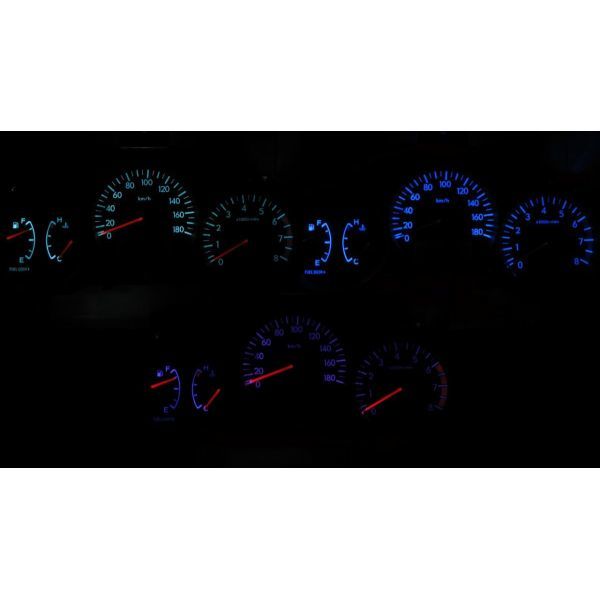 フォレスター SG5 後期 LEDメーター照明セット！ レッドゾーン6600回転用