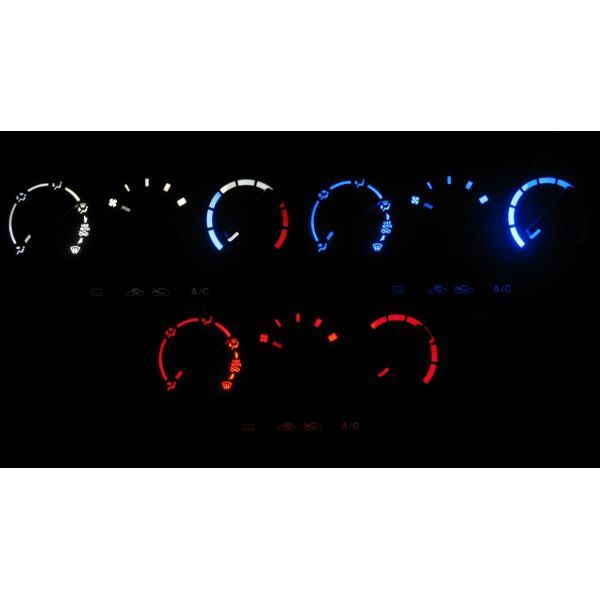 セルボ HG21S LEDエアコン照明セット！ マニュアルエアコン用