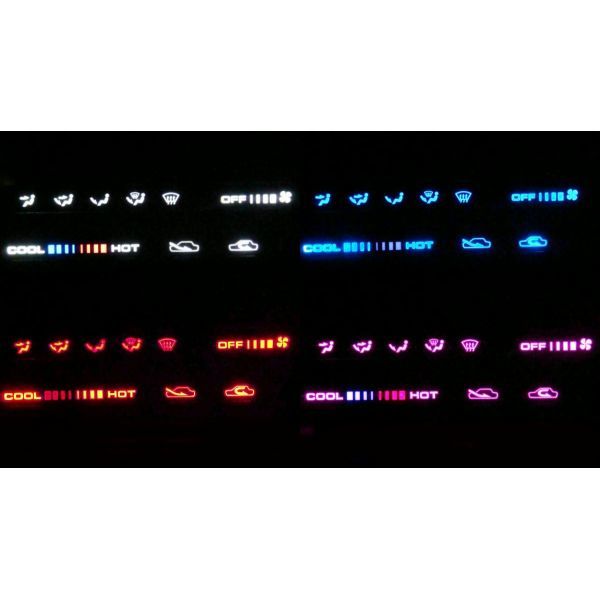エスクード TD52/TD62/TL52 前期 LEDエアコン照明セット！ マニュアルエアコン用