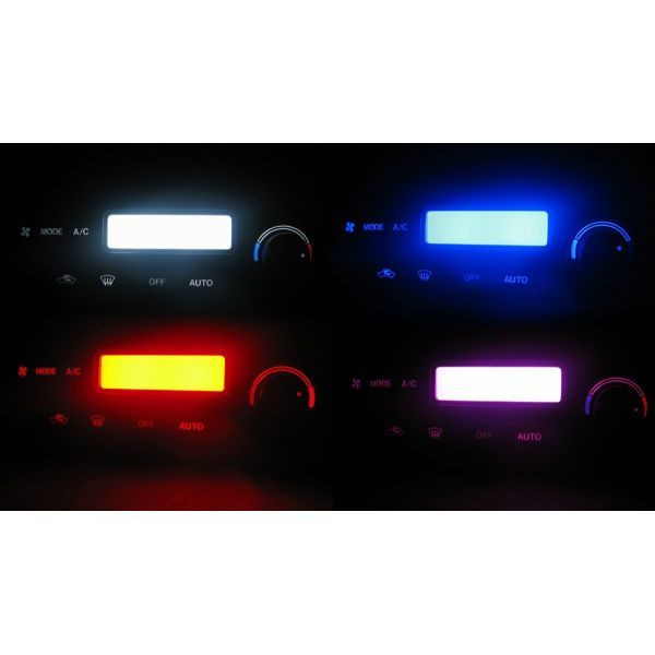 ケイ HN11S/HN21S LEDエアコン照明セット！ オートエアコン用