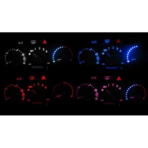 ムーブラテ L550/L560 LEDエアコン照明セット！ マニュアルエアコン用