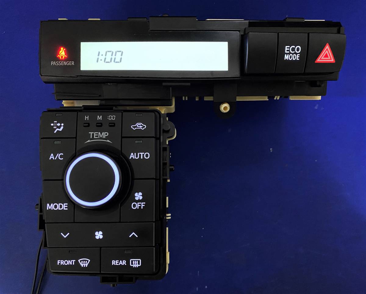 Rakuten - ウィッシュ ZGE20/ZGE25 LED打ち換え済み エアコンパネル ☆