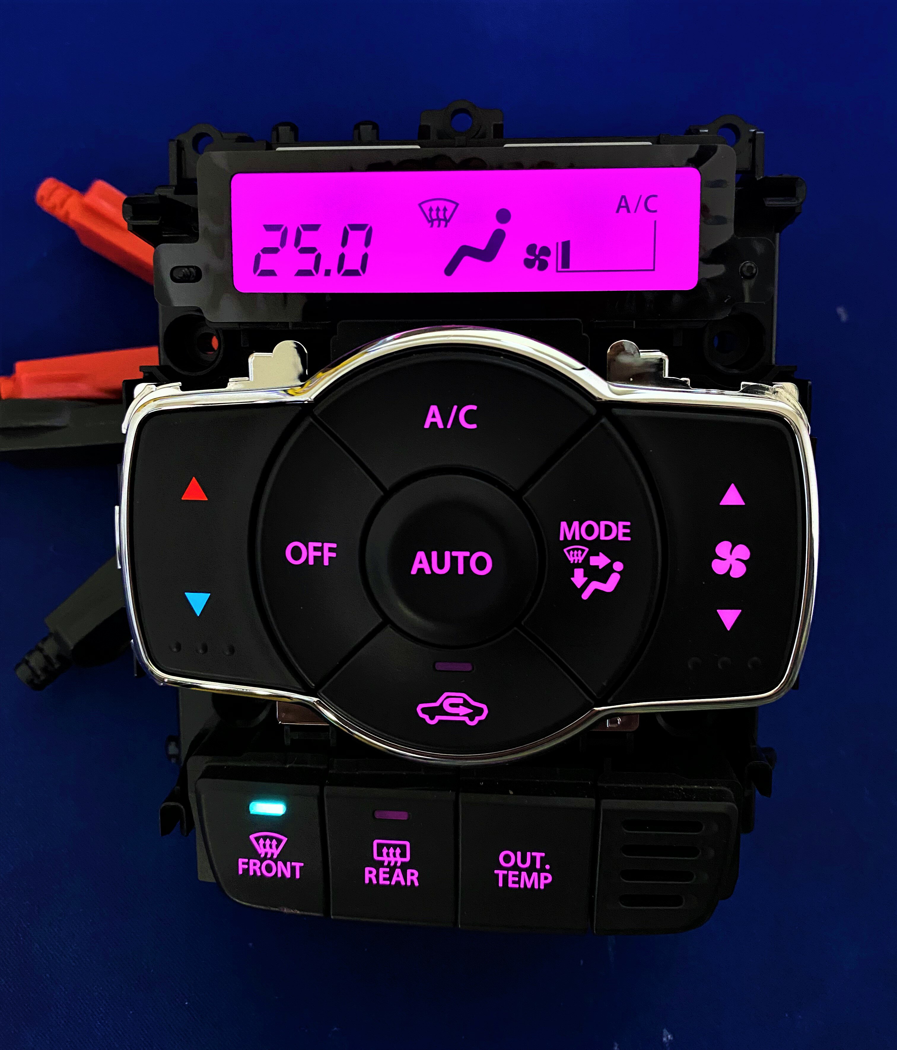 デリカD2 MB36S /MB46S　LED打ち換え済み エアコンパネル☆ nanoe有り車用