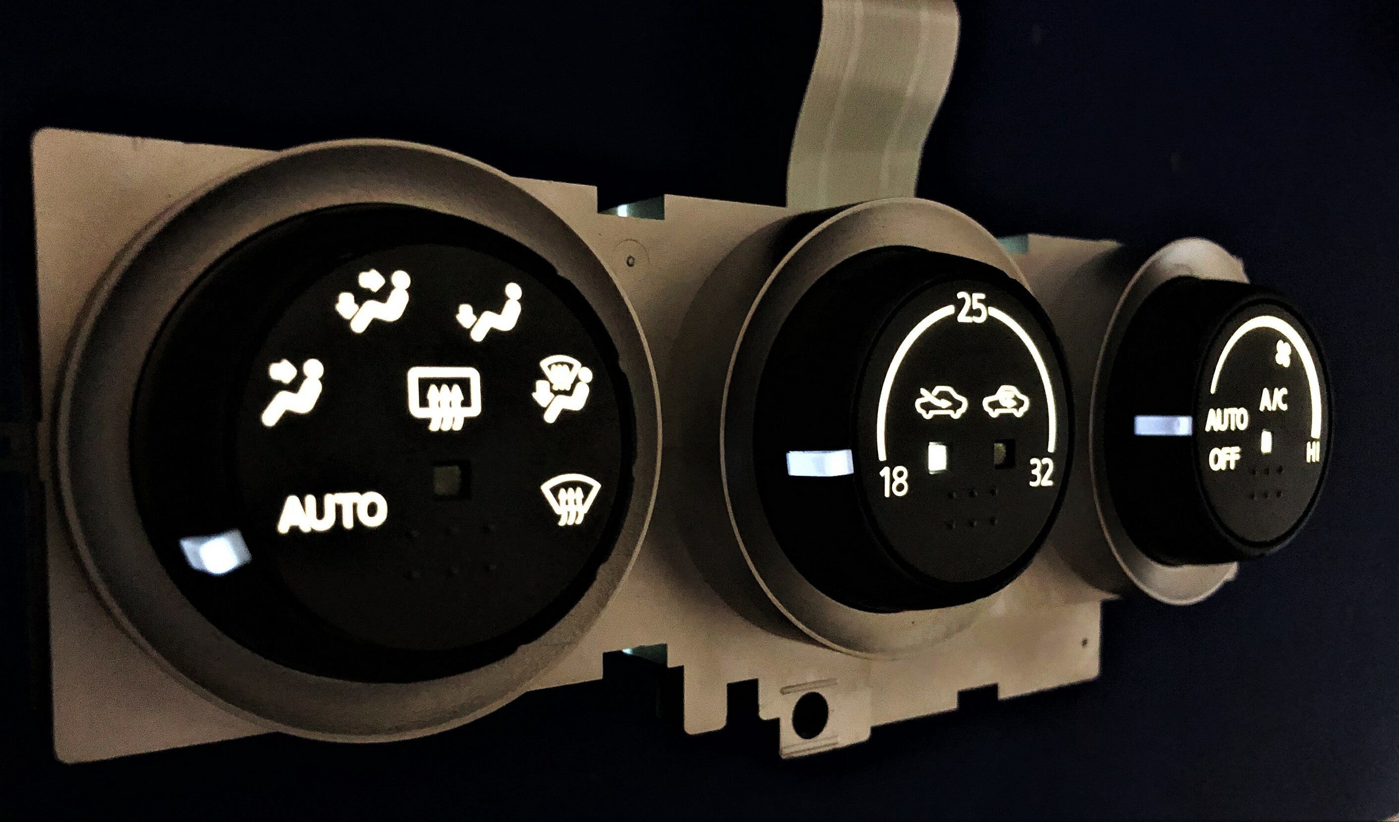 Z33 フェアレディZ 前期　LED打ち換え済み エアコンパネル☆