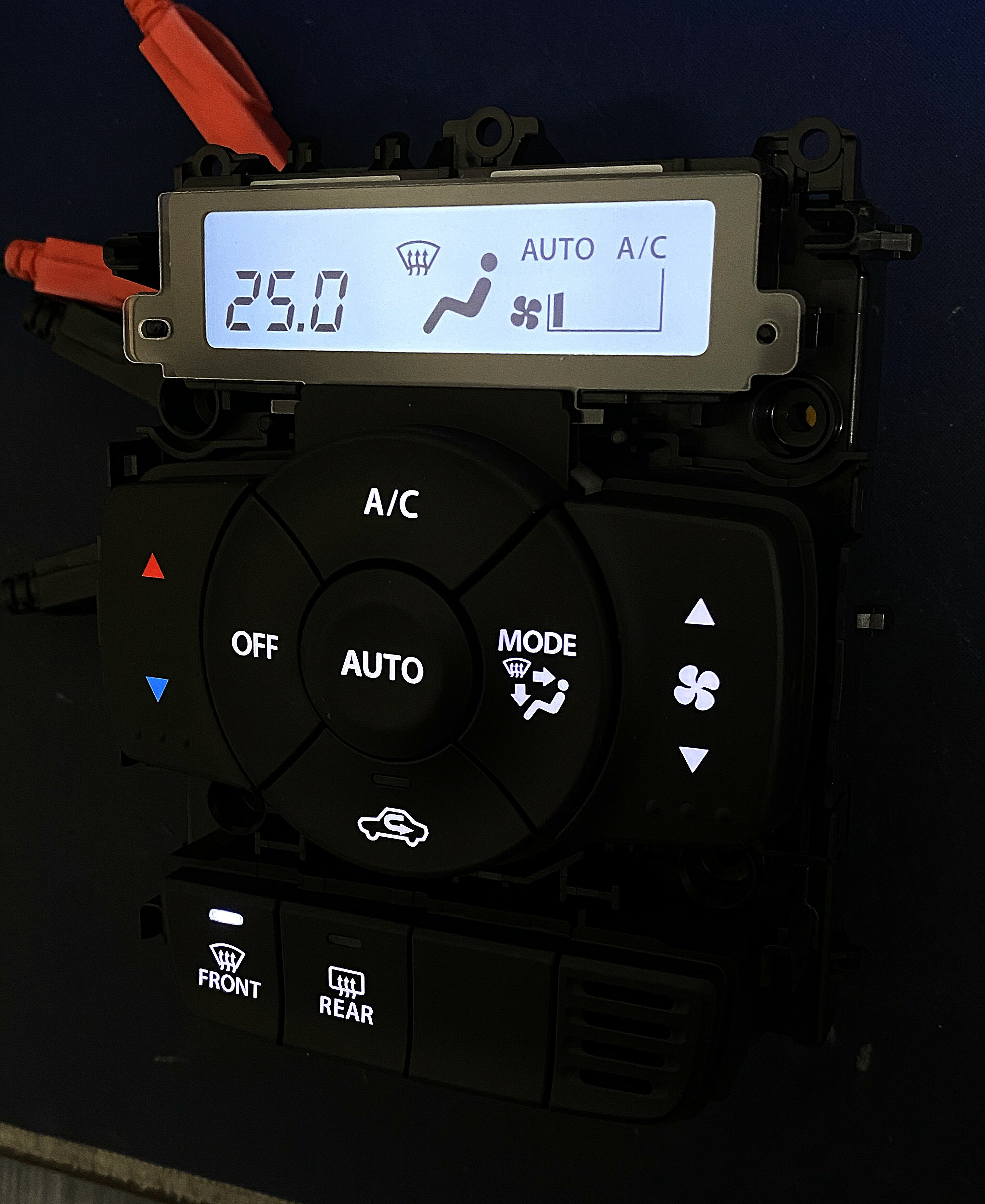 アルト HA97S LED打ち換え済み エアコンパネル ☆