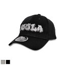 《 COOLA フロント ロゴ エンブロイダリー CAP ブラック 【 送料無料 】 》 キャップ 帽子 ベースボールキャップ ヘッドウェア HEADWEAR ...