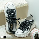 【30%OFF】《 COOLA ロゴ & ペイント トリプル ソール スニーカー ブラック 》SALE セール 靴 シューズ ローカットスニーカー SHOES ...