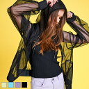 【 SALE / 40%OFF 】《 スリーブ タック シアー フーディー ブラック 》 COOLA クーラ トップス TOPS フード 羽織り パーカー ダブ...