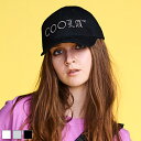 《 COOLA オリジナル 3D エンブロイダリー CAP ブラック 》 キャップ 帽子 ベースボールキャップ 日よけ対策 刺繍 ロゴ 日除け HEADWEAR...