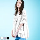 【 SALE / 40%OFF 】《 スイッチング フリル プリント Tシャツ ホワイト 》 COOLA クーラ TOPS トップス 半袖 半袖ティー ティーシャツ ティアード ロック ROCK ロゴ プリント ドッキング レーヨン おしゃれ レディース カジュアル ストリート スポーティ モード