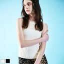 【 SALE / 50%OFF 】《 チュール ドッキング サマー リブ ニット TOPS アイボリー 》 COOLA クーラ トップス リブニット ハート ワ...