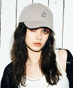 《 COOLA ビジュー CAP グレー 》 クーラ 帽子 キャップ ベースボールキャップ キラキラ ハート ワッペン ヘッドウェア HEADWEAR サイズ調...