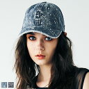 《 COOLA ペインティング CAP ユーズド 》 クーラ 帽子 ベースボールキャップ キャップ ヘッドウェア HEADWEAR デニム ペンキ 飛ばし加工 ...