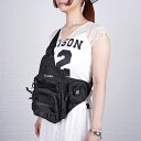 《 COOLA ロゴ ペイント テック ボディバッグ 》 クーラ BAG バッグ ミリタリー コンパクト 大容量 ポケット ファスナーポケット 手ぶらアイテム ショルダーバッグ ユニセックス おしゃれ レディース レディースファッション カジュアル キレイめ スポーティ ストリート