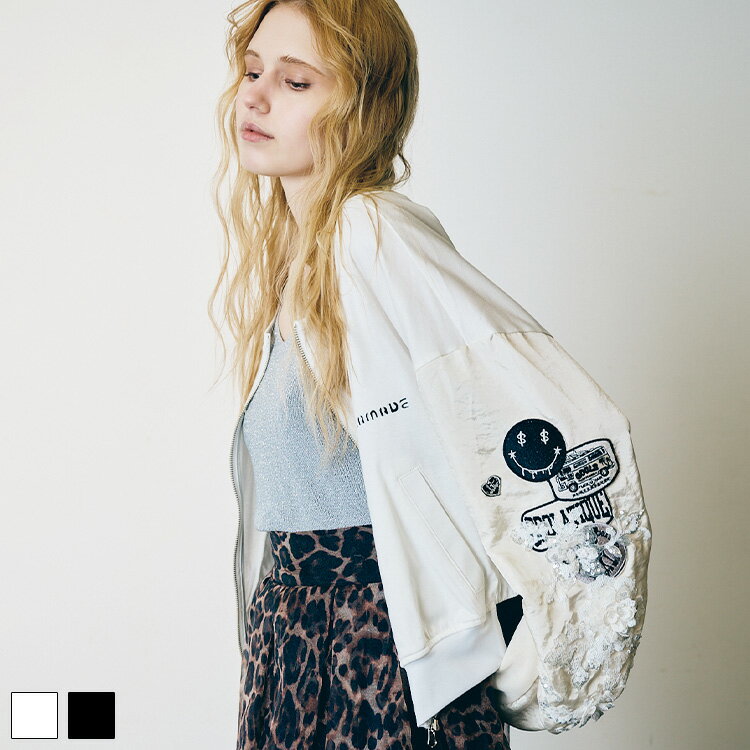 COOLA クーラ レースデザインジップアップジャケット スカート ATELIER LINE】COOLAペイント×レースオープンジップベスト (BEIGE) CQ