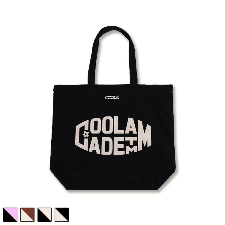 Rakuten - 【直営限定ITEM】《 COOLA オーバル ロゴ プリント ラージ トートバッグ ベージュ 》 BAG バッグ トート TOTE ショルダーバッグ 大容量 カラープリント コンパクト キャンパス 鞄 カバン おしゃれ レディース カジュアル レディースファッション ストリート