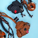 《 レザー プードル × スイーツ BAG チャーム キャメル 》 COOLA クーラ バッグチャーム BAGチャーム チャーム ストラップ キーリング 犬 ト...