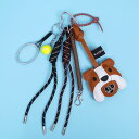 《 ブルドッグ × テニス BAGチャーム 》 COOLA クーラ バッグチャーム チャーム 雑貨 犬 ドッグ DOG キーリング ハート パラコード アニマル...