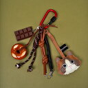 《 ミケ × スイーツ BAGチャーム ブラウン 》 COOLA クーラ ネコ 猫 猫ちゃん ネコちゃん チャーム キーリング キーホルダー バッグチャーム 雑貨 うちの子 動物 アニマル CAT キャット アイテム グッズ 便利グッズ ユニセックス おしゃれ レディースファッション
