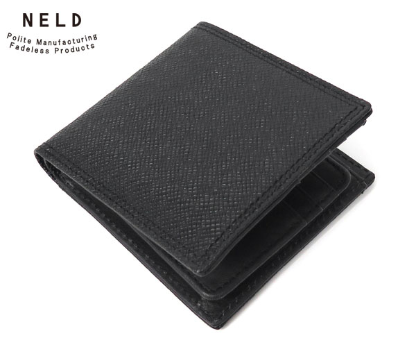 Rakuten - 【選べるノベルティ付】NELD ネルド カク2 BOX短財布 （カラー：ブラック） AN142K | プレゼント ギフト