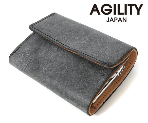 乐天商城 - 【選べるノベルティ付】 AGILITY アジリティ ロロマ バンク ミニ財布 （カラー：ブラック） 0282 | プレゼント ギフト