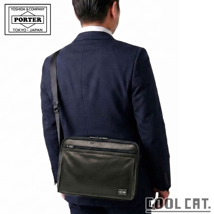 ポーター アメイズ ショルダーバッグ(L) 022-03790 （カラー：ブラック） | 横型ショルダーM 022-03790 吉田カバン PORTER メンズ 日本製 プレゼント