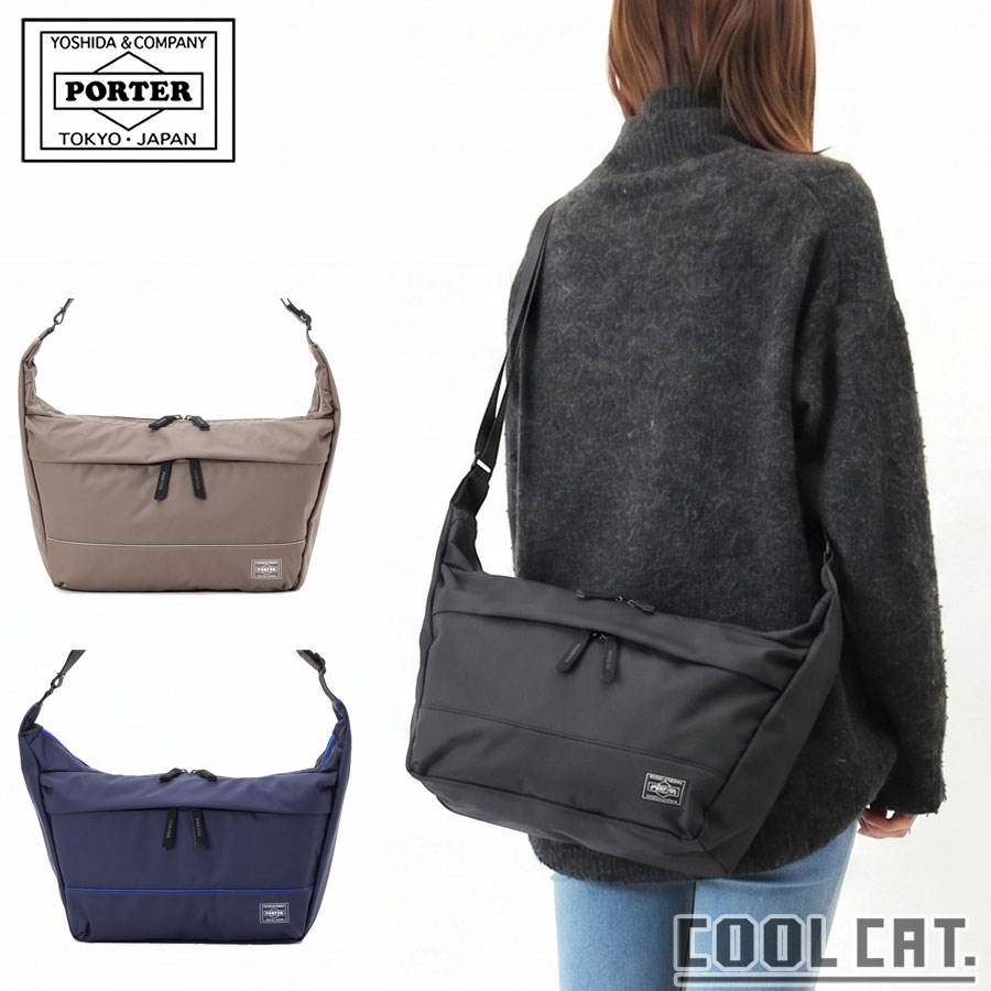Rakuten - ポーター ムース ショルダーバッグ(L) 751-29874 （カラー：ブラック） | ムース ショルダーバッグ L 751-29874 PORTER MOUSSE 吉田カバン poter ブランド ショルダー バッグ バック ショルダーバック 鞄 レディース 日本製 プレゼント