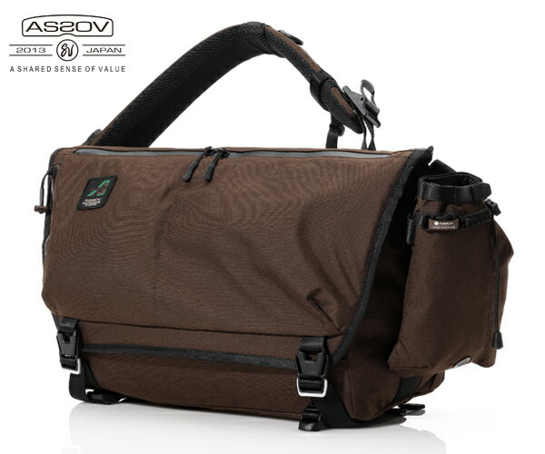 Rakuten - 【選べるノベルティ付】 アッソブ 330×1000D CORDURA STANDARD SERIES メッセンジャーバッグ （カラー： チョコ） AS2OV ASSOV 152318 | プレゼント ギフト