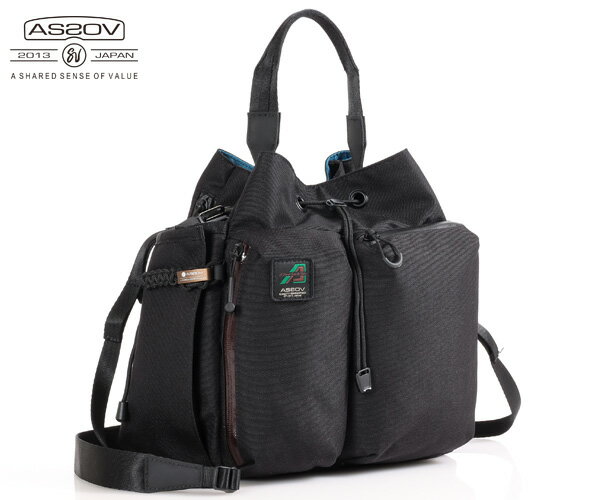Rakuten - 【選べるノベルティ付】 アッソブ 330×1000D CORDURA STANDARD SERIES ドローストリングショルダー （カラー：ブラック） AS2OV ASSOV 152324 | プレゼント ギフト