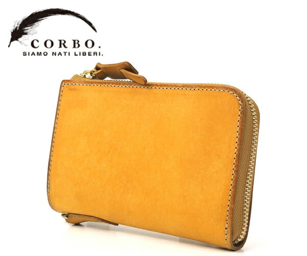 Rakuten - 【選べるノベルティ付】 コルボ CORBO スレート プエブロ L字ファスナー折財布 （カラー：イエロー） 1LN-1710 | プレゼント ギフト