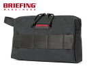 【選べるノベルティ付】 ブリーフィング BRIEFING モバイルポーチ | MOBILE POUCH L（カラー：ブラック） BRA213A04 | ギフト プレゼント