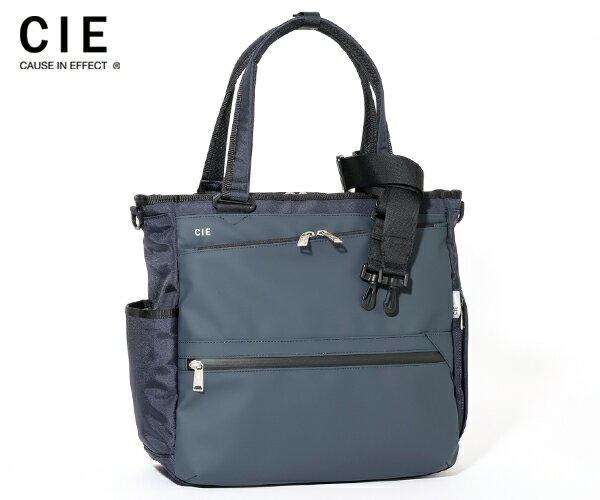 乐天商城 - 【選べるノベルティ付】 CIE シー ヴァリアス トートバッグ （カラー：ネイビー） 021809 プレゼント ギフト