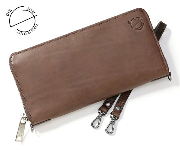 【選べるノベルティ付】 CIE/EXTRA シー エクストラ エルヴァ ラウンド長財布 （カ...