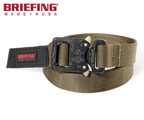 バックルベルト ベルト（メンズ） 【選べるノベルティ付】ブリーフィング BRIEFING コブラバックルベルト COBRA（R） buckle belt （カラー：レンジャーグリーン） BRA221G04 | ギフト プレゼント