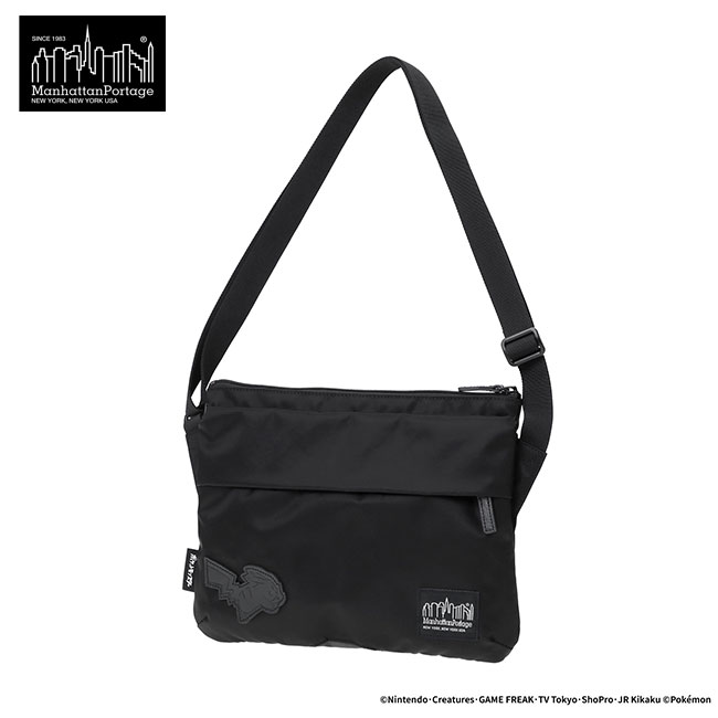 Rakuten - 【選べるノベルティ付】 Manhattan Portage BLACK LABEL マンハッタンポーテージ ブラックレーベル ポケットモンスター ショルダーバッグ （カラー：ブラック） MP1095TWLBLPKMN | プレゼント ギフト