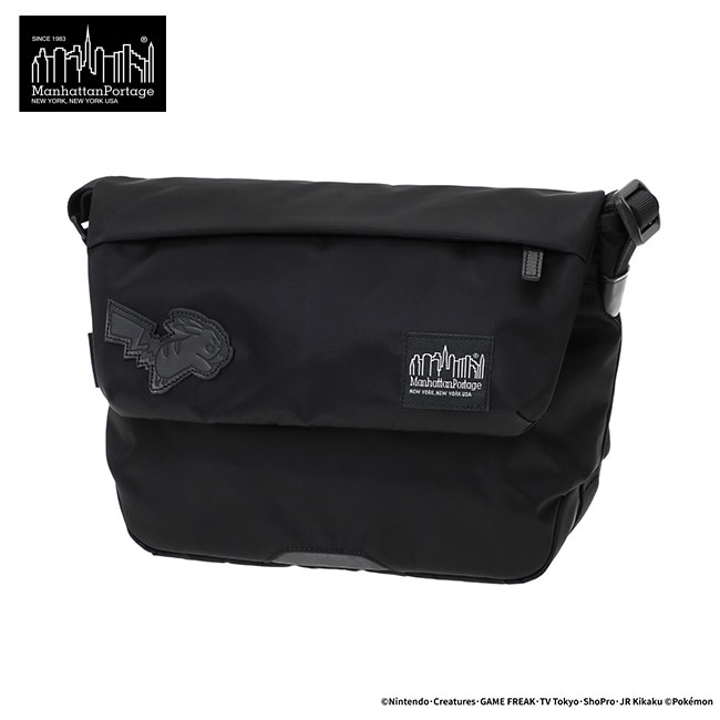 乐天商城 - 【選べるノベルティ付】 Manhattan Portage BLACK LABEL マンハッタンポーテージ ブラックレーベル ポケットモンスター メッセンジャーバッグ （カラー：ブラック） MP1616TWLBLPKMN | プレゼント ギフト