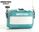 【すぐに使える10％OFFクーポン＆選べるノベルティ付】 ブリーフィング BRIEFING 3WAYポーチ 3WAY POUCH GOLF ECO TWILL （カラー：P.グリーン） BRG223G48 | ギフト プレゼント