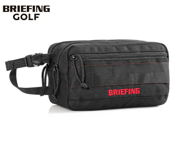 ブリーフィング 【すぐに使える10％OFFクーポン＆選べるノベルティ付】ブリーフィング BRIEFING ポーチ TURF DOUBLE ZIP POUCH TL （カラー：ブラック） BRG231G43 | ギフト プレゼント